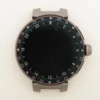 ルイ・ヴィトン タンブール ホライゾン QAD00Z SS×革 QZ デジタル文字