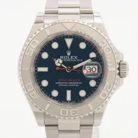 ロレックス ヨットマスター40 126622 PT×SS AT ブライトブルー文字盤