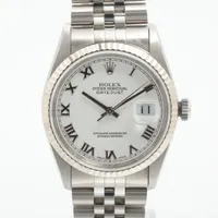 ロレックス デイトジャスト36 16234 SS×WG AT ホワイト文字盤