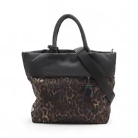 プラダ テスート ナイロン 2WAYハンドバッグ カモフラ