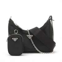 プラダ テスート ナイロン 2WAYショルダーバッグ ブラック