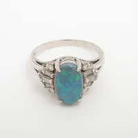 ノンブランド オパール ダイヤ Pt900