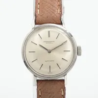 IWC SS×社外革 AT シルバー文字盤