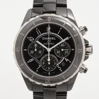 シャネル J12 クロノグラフ H0940 CE×SS AT ブラック文字盤