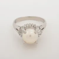 ノンブランド パール ダイヤ Pt900