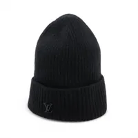 ルイ・ヴィトン ボネ LV アヘッド MP3246 カシミヤ ニットキャップ MY2282 ブラック