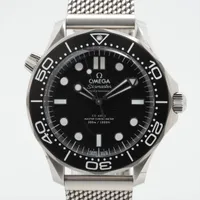 オメガ シーマスター プロフェッショナル ダイバー 300M コーアクシャル マスタークロノメーター 210.30.42.20.01.010 SS AT ブラック文字盤