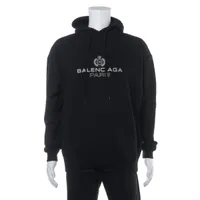 バレンシアガ コットン パーカー 19年 XS ブラック