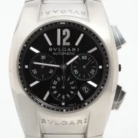 ブルガリ エルゴン EG40SCH SS QZ ブラック文字盤