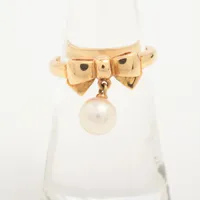 ニナリッチ パール K18(YG) 約6.5mm