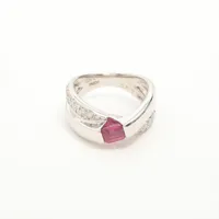 ノンブランド ルビー ダイヤ Pt900