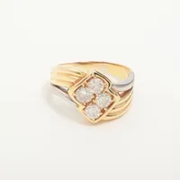 ノンブランド ダイヤ K18×Pt900