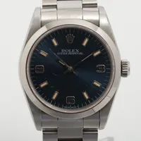 ロレックス オイスターパーペチュアル31 67480 SS AT ブルー文字盤