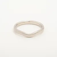 ティファニー カーブドバンド Pt950