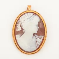 ノンブランド カメオ K18