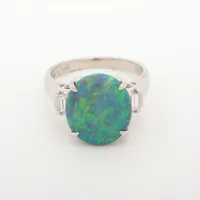 ノンブランド オパール ダイヤ Pt900