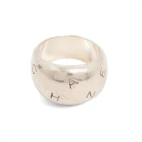 シャネル ロゴ 925 リング シルバー