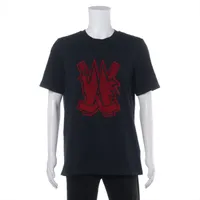 モンクレール コットン Tシャツ 23年 M ネイビー