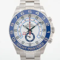 ロレックス ヨットマスターⅡ 116680 SS AT ホワイト文字盤