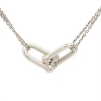 ティファニー ハードウェア ダブルリンク 925 ネックレス シルバー