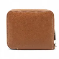 エルメス アザップ コンパクトミニ シルクイン ヴォーエプソン ゴールド シルバー金具