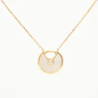 カルティエ アミュレットドゥカルティエ シェル ダイヤ 750(YG)