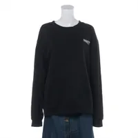 バレンシアガ キャンペーンロゴ コットン スウェット 18年 L ブラック