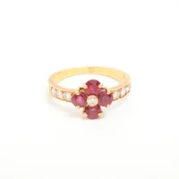 ヴァンクリーフ&アーペル ルビー ダイヤ 18Kt 45