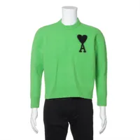 アミ アレクサンドルマテュッシ ウール ニット L グリーン