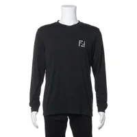 フェンディ コットン ロングTシャツ 20年 S ブラック
