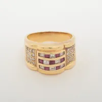 ノンブランド ルビー ダイヤ K18