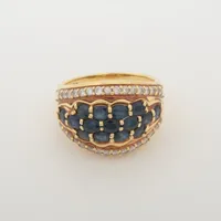 ノンブランド サファイア ダイヤ K18