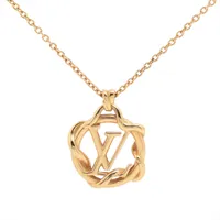 ルイ・ヴィトン コリエガーデンルイーズ M69035 GP ネックレス VA0199 ゴールド