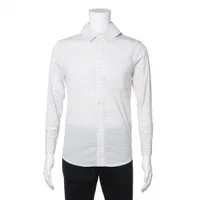 ボッテガヴェネタ コットン×シルク シャツ 34 ホワイト×マルチカラー