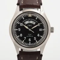 IWC フリーガー IW325101 SS×革 AT ブラック文字盤