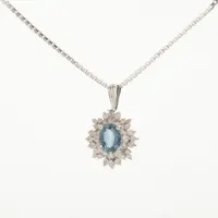 ノンブランド サファイア ダイヤ Pt900×Pt850×Pt