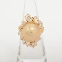 ノンブランド パール ダイヤ K18