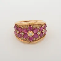 ノンブランド ルビー ダイヤ K18