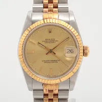 ロレックス デイトジャスト31 68273 SS×YG AT シャンパン文字盤