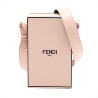 フェンディ モンスター レザー クラッチバッグ グレー Aランクの買取
