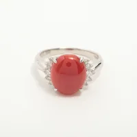 ノンブランド 珊瑚 ダイヤ Pt900