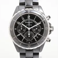 シャネル J12 クロノグラフ H0940 CE×SS AT ブラック文字盤