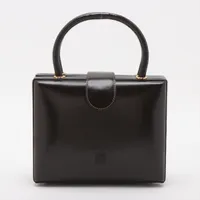 ロエベ リピートアナグラム レザー トートバッグ ブラック ABランク