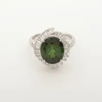 ノンブランド トルマリン ダイヤ Pt900