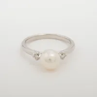 タサキ パール ダイヤ Pt900 約7.0mm