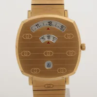 グッチ グリップ 157.4 SS QZ ホワイト文字盤