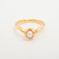 4℃ パール K18(YG) 約4.0mm