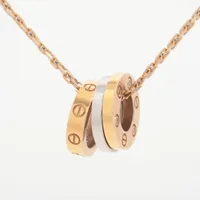 カルティエ ラブ スリーフープ 6P ダイヤ 750(PG×WG)