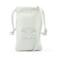 CELINE トリオンフキャンバス　フォンポーチ　箱付き Amazon.co.jp: [セリーヌ] フォーンケース トリオンフ キャンバス