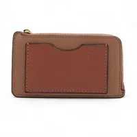 ロエベ ラージバーティカルウォレット レザー 財布 ピンク ABランク